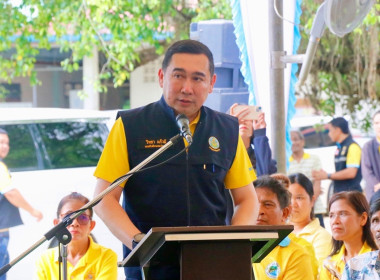 ลงพื้นที่ตรวจราชการเพื่อแก้ไขปัญหาความเดือดร้อนของเกษตรกรด้านแหล่งน้ำ ในพื้นที่จังหวัดนครศรีธรรมราช โดยมี นายประวัติ แดงบรรจง รองอธิบดีกรมส่งเสริมสหกรณ์ และผู้บริหารหน่วยงานสังกัดกระทรวงเกษตรและสหกรณ์ ร่วมลงพื้นที่ ณ โรงเรียนบ้านน้ำร้อน ตำบลสี่ขีด อำเภอส ... พารามิเตอร์รูปภาพ 34